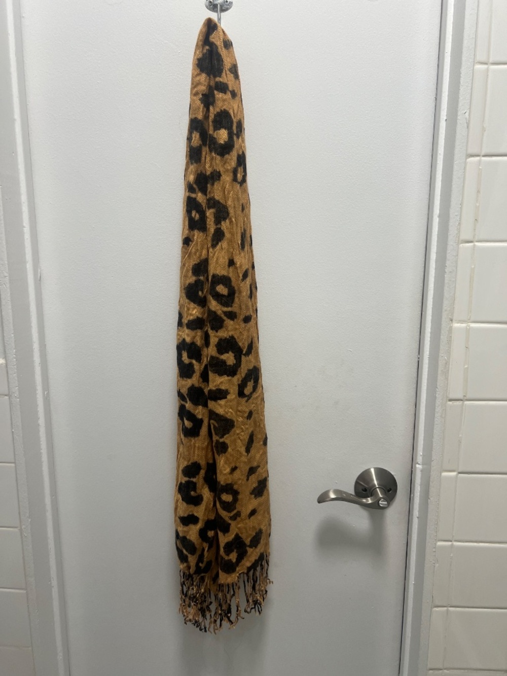 Leopard Print Scarf - Picture 2 of 3